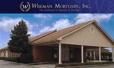 Wiseman mortuary fayetteville nc - 431 Cumberland Street. Fayetteville NC 28301. Tel: 910-483-7111. |. Grief Support - Wiseman Mortuary offers a variety of funeral services, from traditional funerals to competitively priced cremations, serving Fayetteville, NC and the surrounding communities. We also offer funeral pre-planning and carry a wide selection of caskets, vaults, urns ...